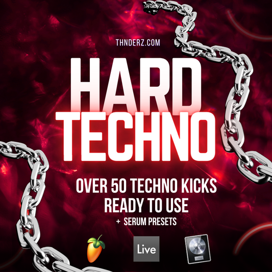 HARD TECHNO KICK SAMPLE PACK + PRESETS! SCHRANZ + RUMBLE +REVERSE BASS!