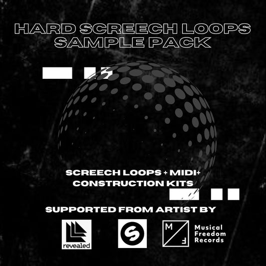 HARD TECHNO SCREECH SAMPLE PACK! LOOPS + MIDI + COSTRUCTION KITS!