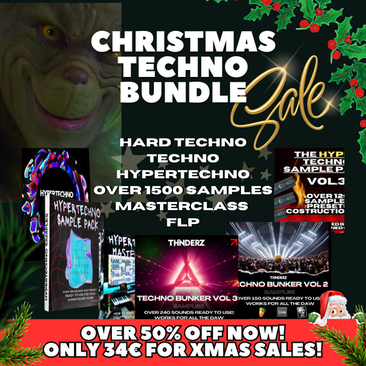 XMAS TECHNO-HARD TECHNO - BUNDLE PACK! + FREE 3 SAMPLE PACK + FLP + MASTERCLASS